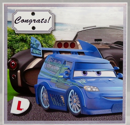 Driving test congratulations for male by Irene Woods