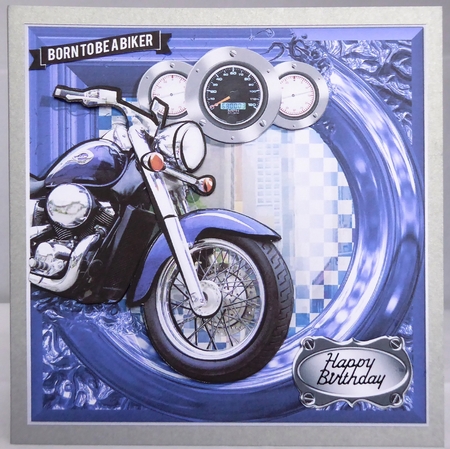 Biker Speed Card Front Mini Kit-2 by Irene Woods
