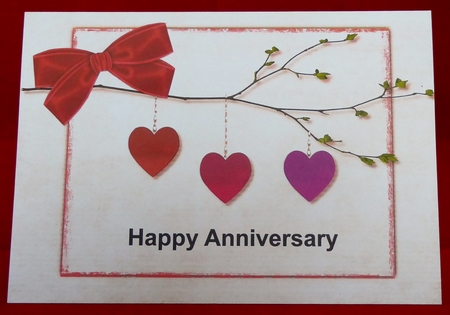 Happy Anniversary card by Irene Woods