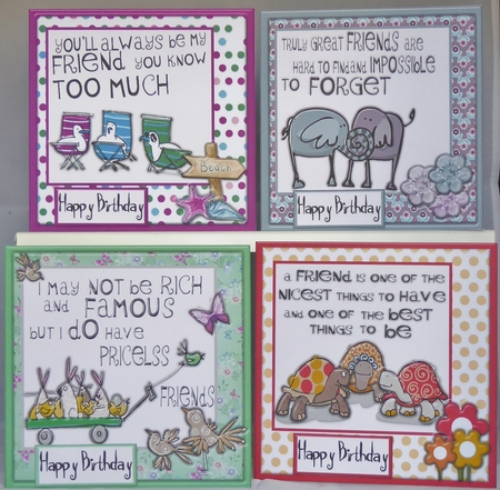 JJ FRIENDS 7X7 BUMPER KIT 2 by Irene Woods