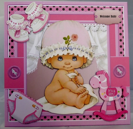Welcome Baby Girl by Irene Woods