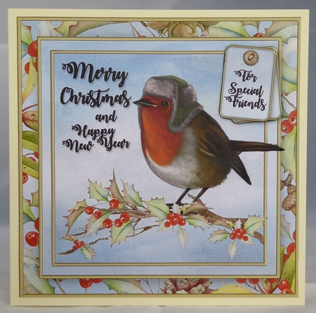 Christmas Robin Mini Kit by Irene Woods