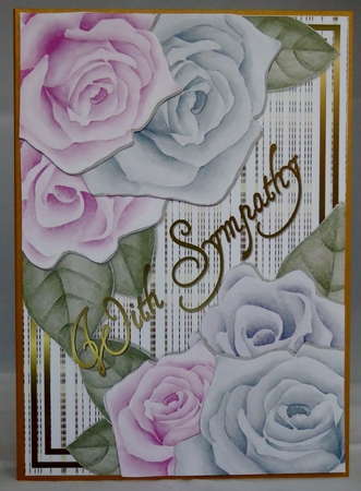 Rose Corner Sympathy 1 by Irene Woods