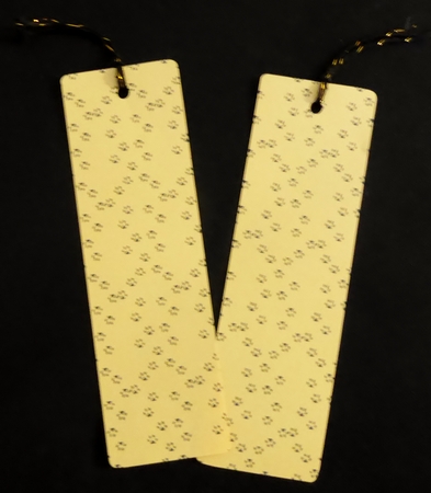 Paw prints Backing paper 2 by Irene Woods