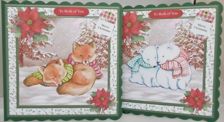 Christmas animals bumper kit - Decoupage & Inserts by Irene Woods