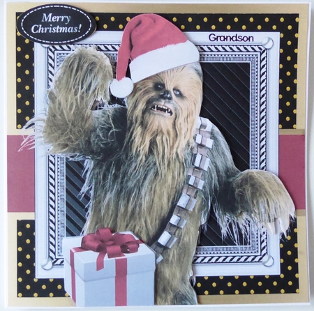 Star Wars Christmas Card 3 by Irene Woods