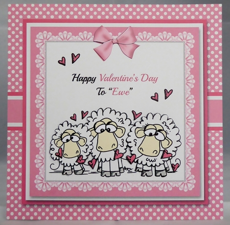 Happy Valentines Day To Ewe by Irene Woods
