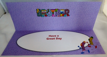 Socks BROTHER large dl insert by Irene Woods