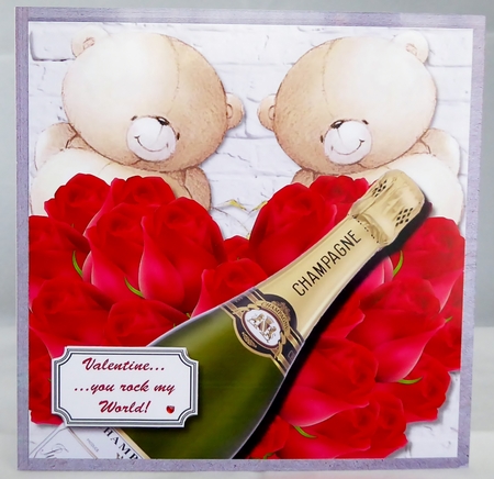 Valentine or Anniversary forever friends by Irene Woods