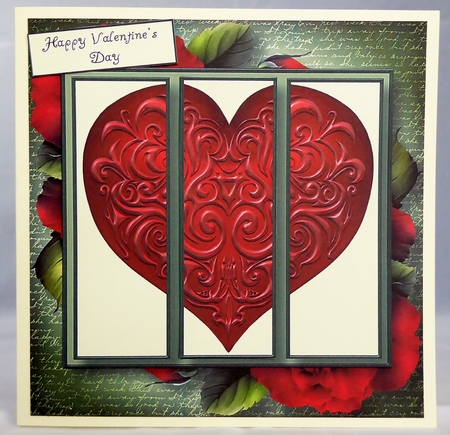 Heart Trio - Red Roses by Irene Woods