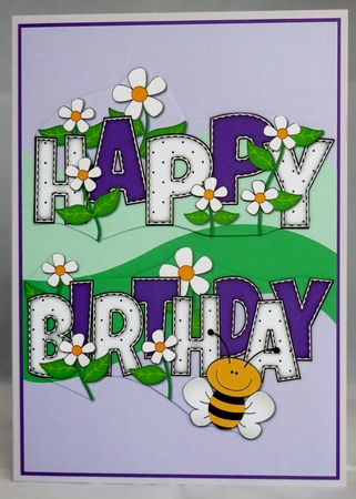 Flowers and Bees BIRTHDAY portrait by Irene Woods