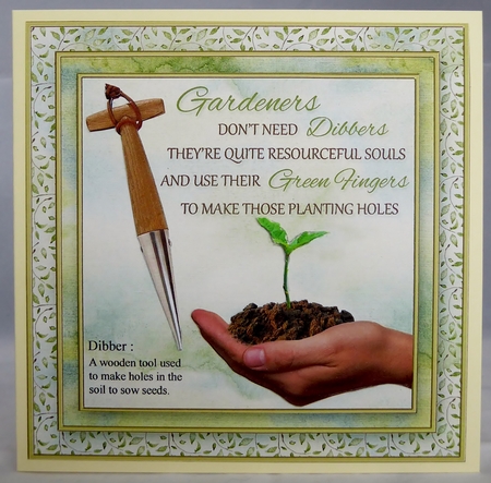 Gardeners Dont Need Dibbers Mini Kit by Irene Woods