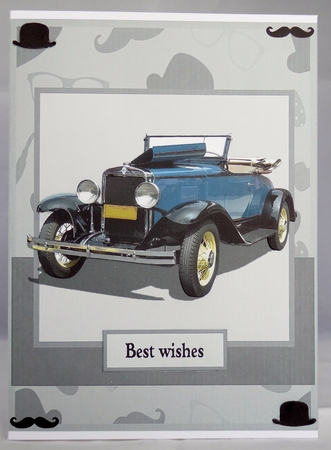 Birthday male greeting card, also for Fathers day by Irene Woods