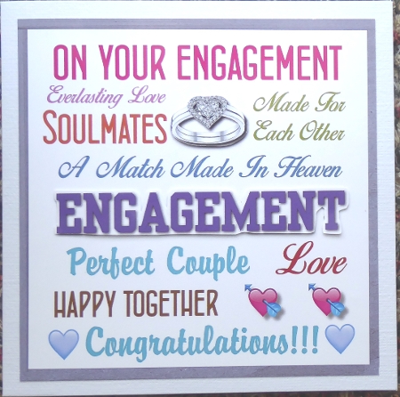 Engagement congratulations by Irene Woods
