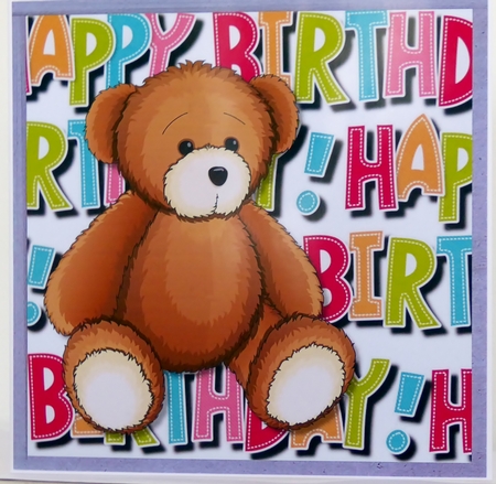 Birthday Bear by Irene Woods