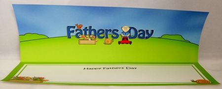 Large DL HAPPY FATHERS DAY insert by Irene Woods