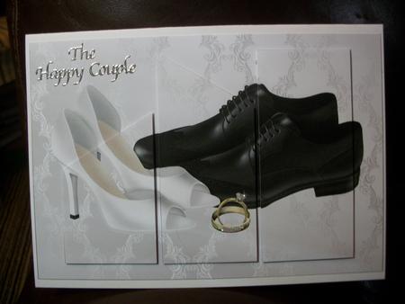 Bride and Groom Quick Card by Irene Woods