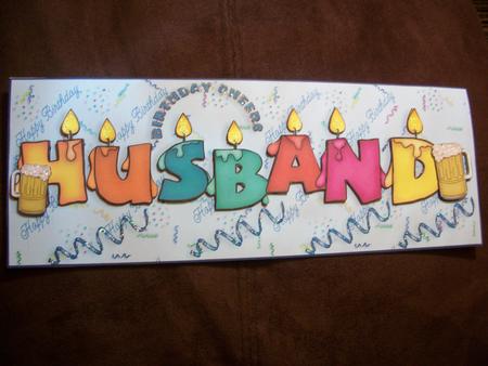 Husband Birthday by Irene Woods