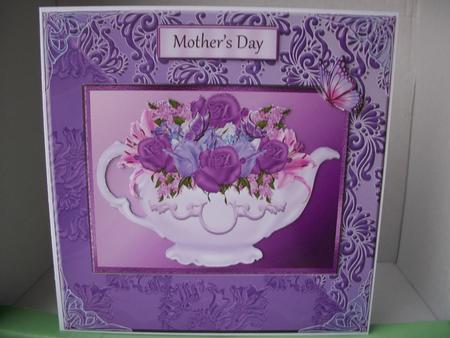 Lilac Roses in a Tea Pot by Irene Woods