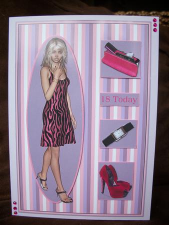 Teen Girl 10 Candystripe 2 by Irene Woods
