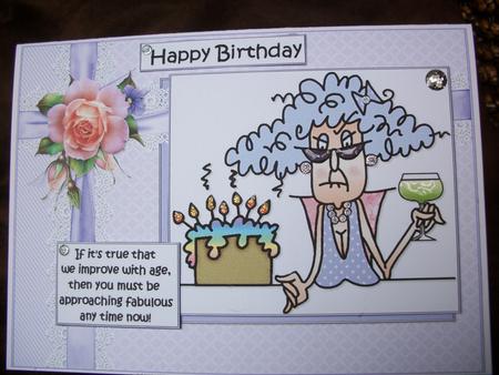 Stella Improves with Age Quick Card by Irene Woods