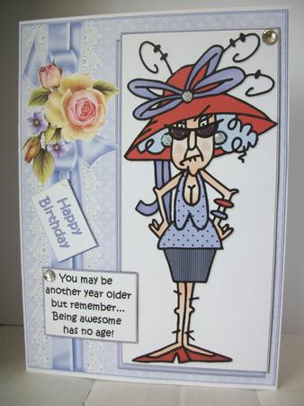 Stella is Awesome Quick Card by Irene Woods