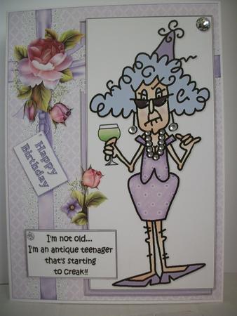Stella's Not Old Quick Card by Irene Woods