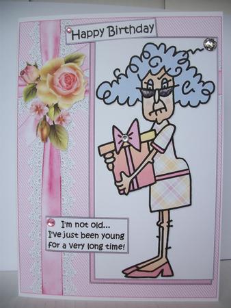 Stella's Not Old Quick Card by Irene Woods