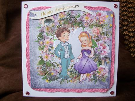 Flowers Anniversary Couple by Irene Woods