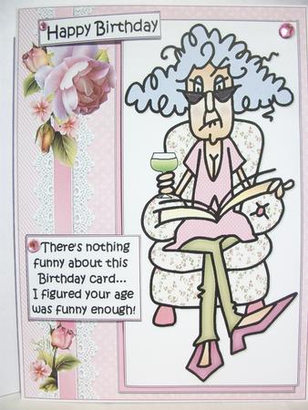 Stella There's Nothing Funny About This Card Quick Card by Irene Woods