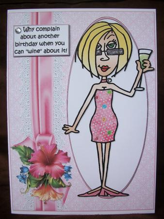 J.j. Why Complain About Your Birthday Quick Card by Irene Woods