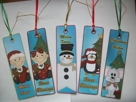 5 Beautiful Christmas Bookmarks #6 by Irene Woods