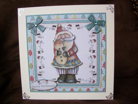 Country Christmas Cardtopper Kit 508 by Irene Woods