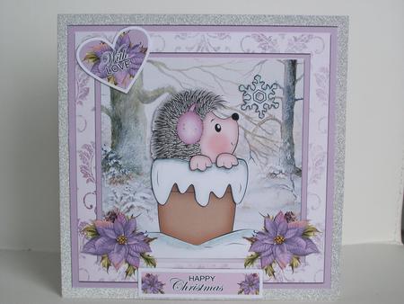 Hedgy with Snowflake by Irene Woods
