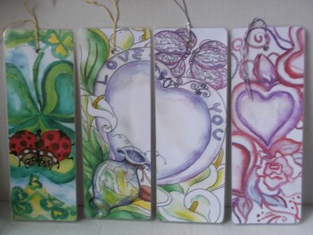 My Dreamy Garden Bookmarks by Irene Woods