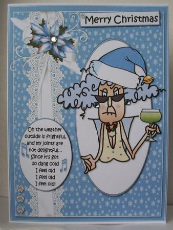 Stella Winter Makes Her Feel Old Quick Card by Irene Woods