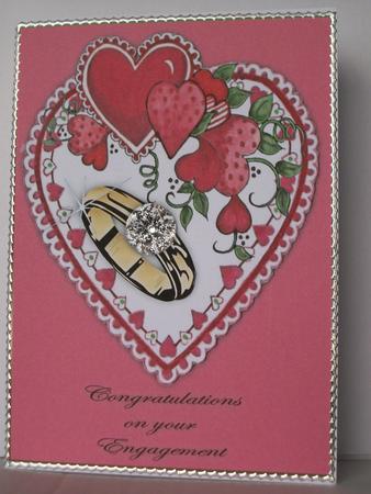 Engagement Ring Heart by Irene Woods