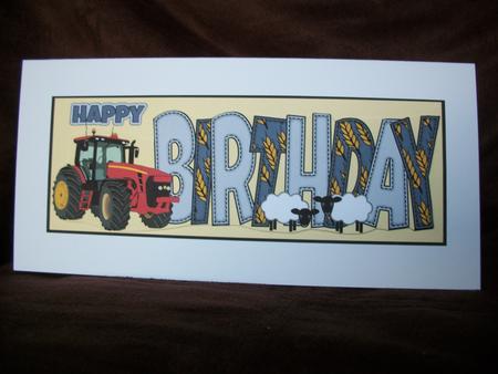 Country Life Birthday Large Dl by Irene Woods