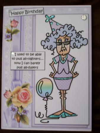 Stella Used to Pull All-nighters Quick Card by Irene Woods