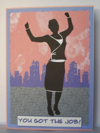 Congratulations New Job - Woman 1 by Irene Woods