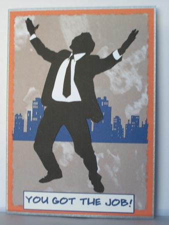 Congratulations New Job - Man 1 by Irene Woods