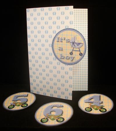 Card Age Badges Boys by Irene Woods