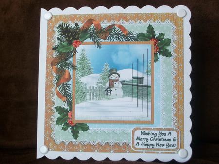 Snowman by the Gate by Irene Woods
