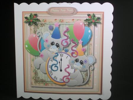 Happy New Year Mice  by Irene Woods