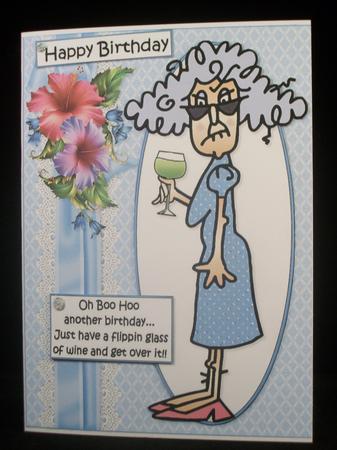 Stella Boo Hoo Birthday Quick Card by Irene Woods