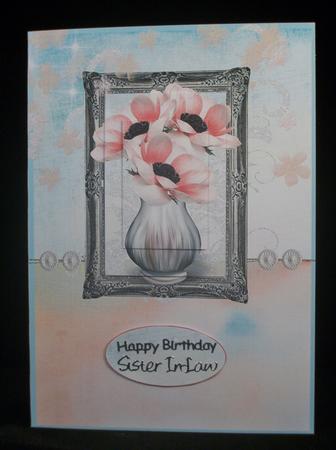 Pink Anemone Blush A5 Pyramid by Irene Woods