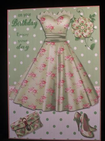 Pretty Vintage Roses Birthday Dress by Irene Woods