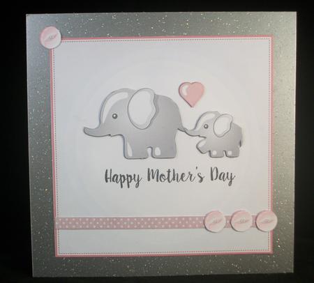 Mother's Day Elephants by Irene Woods