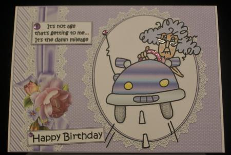 Stella Age and Mileage Quick Card by Irene Woods