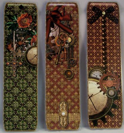 Steampunk Bookmarks by Irene Woods
